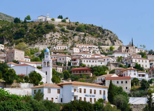 istock Panoramic view of Dhermi, Albania. 1953144765