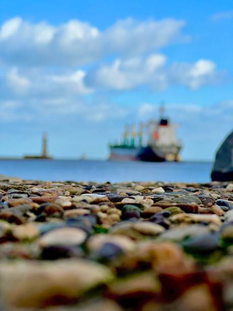 Pebbles on Roker Beach at Sunderland