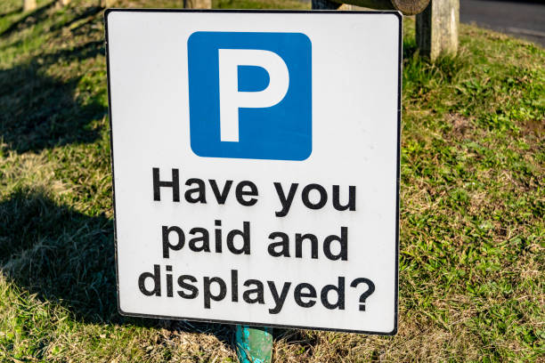 Car Park Sign - Have you paid and displayed?