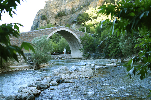 Historical stone bridge in Pozanti district,Adana,Turkey
