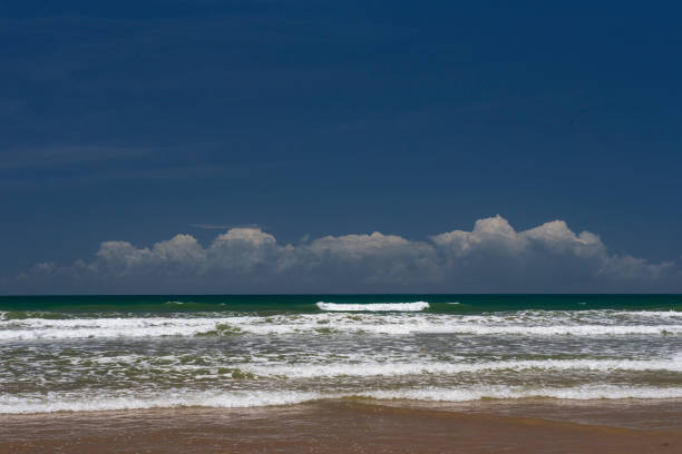 View of the sea in Cururipe, Alagoas on the northeast coast of Brazil