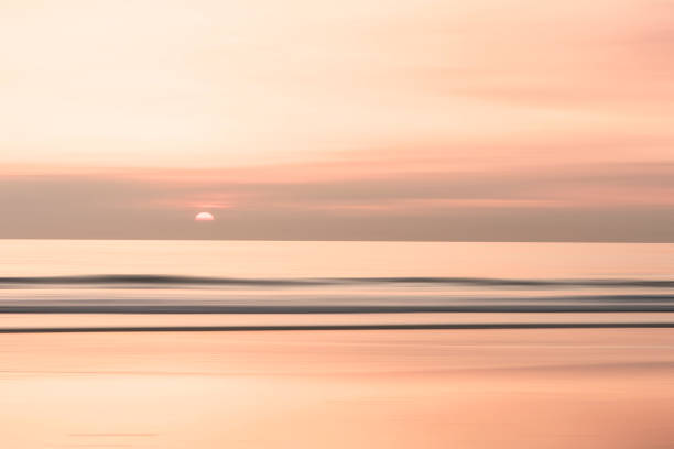 istock peach color Sunset, Pantone Color 2024 1953370563