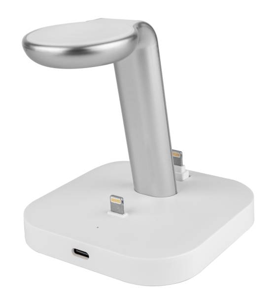 istock Wireless charging, in the form of a phone stand 1953417465