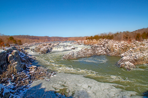 Great Falls Park in Winter