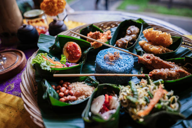 istock Beautiful Nasi Campur in Bali 1953478590
