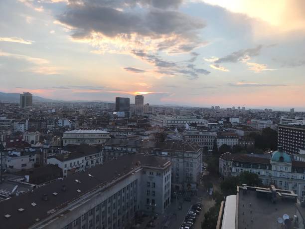 istock Vista over Sofia, Bulgaria at sunset 1953585208