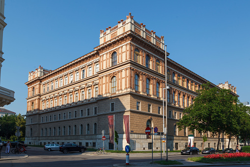 Vienna, Austria, - June, 20, 2013: The Academy of Fine Arts building in Vienna, Austria