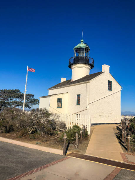 istock Old Point Loma exterior lighthouse view 1953741160