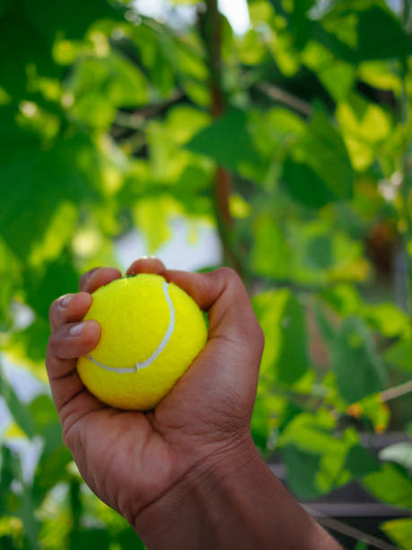 istock holding tennis ball 1953787475