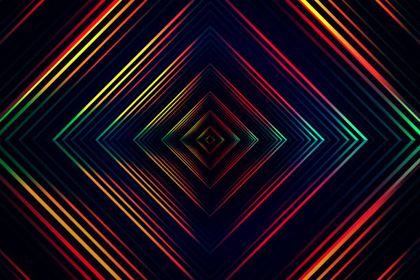 istock abstract background with lines and colors, colorful geometric abstract background, geometric pattern abstract neon lights vector wallpaper design, kaleido photon abstract art backdrop, 1953832284