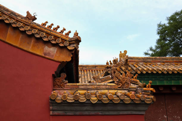 Chinese ancient architectural landscape in Eastern Royal Tombs of the Qing DynastyChina