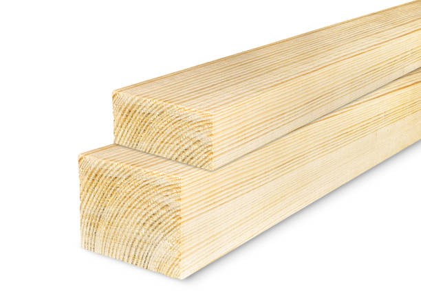 istock wooden beam isolated 1953995668