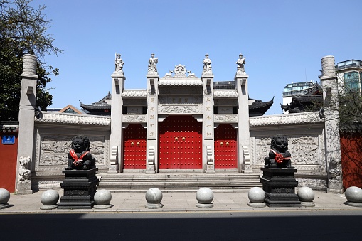 Pilu Temple Mountain Gate, Nanjing City, Jiangsu Province, China