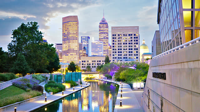 Downtown Indianapolis Indiana Skyline