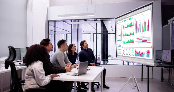 istock Financial Business Dashboard Meeting. Group Conference 1954224658