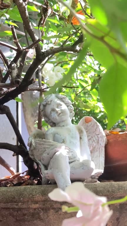 Small statue of a cupid