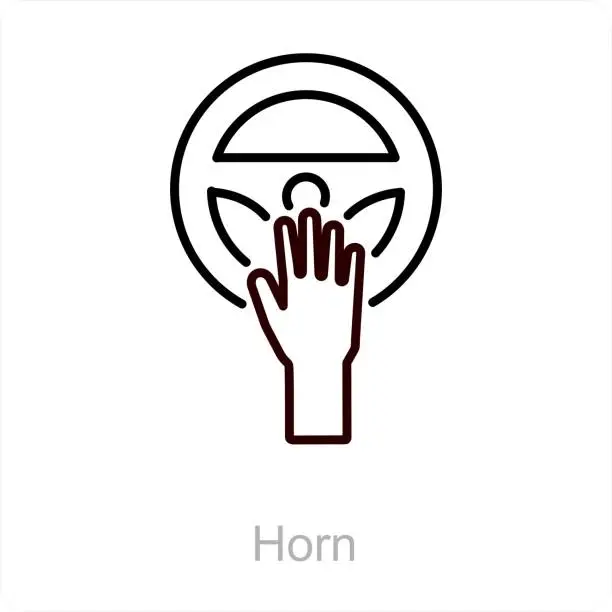 Vector illustration of Horn
