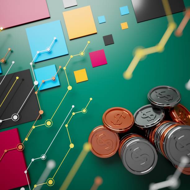 istock business technology digital 3D concept. coin money design. 3D illustration. 1954284438