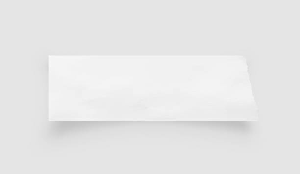istock Torn paper edges. Ripped paper texture. Paper tag. White paper sheet for background with clipping path. Vector. 1954332833