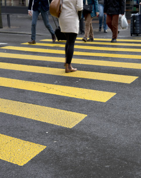 istock Crossing a street. 1954345734