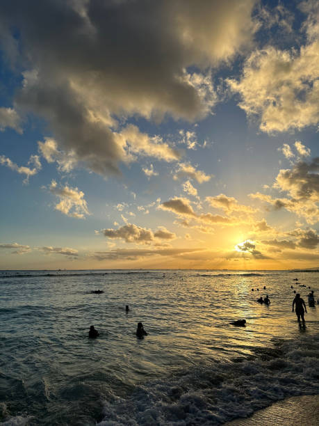 istock Beautiful sunset view in Hawaii. 1954356569