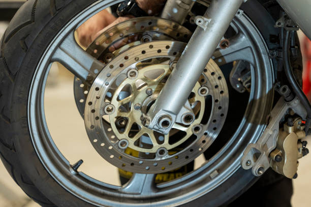 istock Motorcycle workshop repairing motorcycles 1954384071