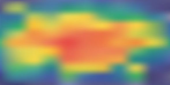 abstract background with a heat map. thermography. Vector illustration