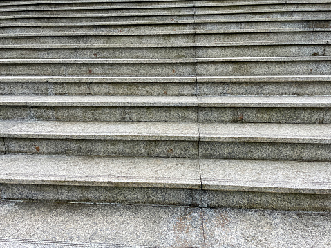a wide outdoor concrete staircase.