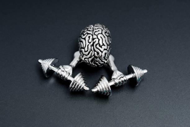 マインドフルストレングス:人間の脳が重いダンベルを持ち上げる