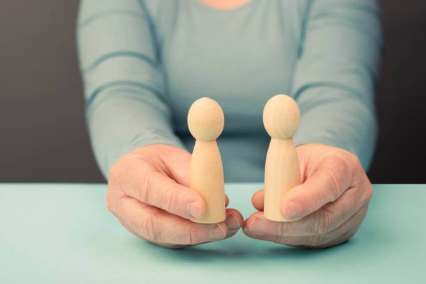 istock Two people having a conversation, friendship, management, networking and teamwork concept, recruiting worker 1954619481