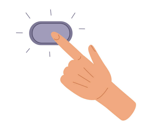 Drawing Hand Click Button 130+ Easy Button Drawing Stock Photos, Pictures & Royalty-Free Images ...