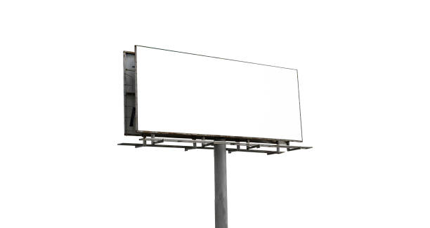 istock Empty Billboard Isolated for Template Design Social Media 1954629992