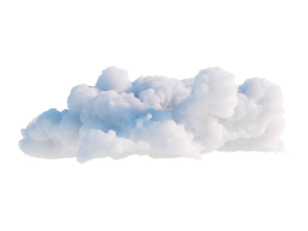 istock 3d render, abstract cumulus, realistic cloud clip art isolated on white background 1954633397