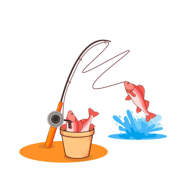 Vector Fish Pond 2,000+ Dock Fishing Stock Illustrations, Royalty-Free Vector Graphics ...