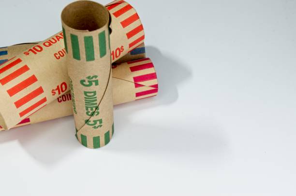 istock Paper wrappers for U.S. coins 1954658144