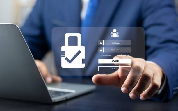 istock Cyber security concept, User enters password to login to privacy and protect personal data, Secure technology, Secure access to internet information, Business and person confidentiality. 1954748432