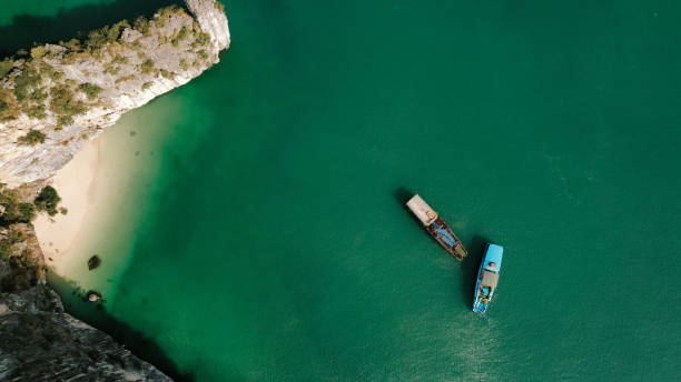 istock View over 2 boats in Halong Bay 1954764807