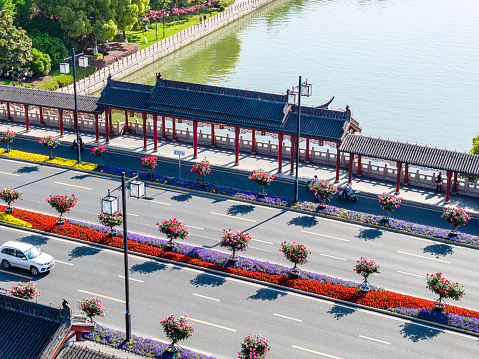 China, Jiangsu, Suzhou, Renmin Bridge