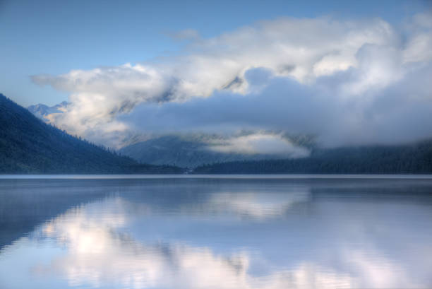 istock A beautiful lake in a mountain valley. 1954775721