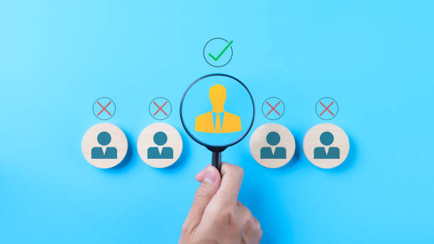 istock CRM Customer Relationship Management, HR human resource, Effective management and recruitment Finding good-quality employees, organizational structure, training, hiring, and performance. 1954819992