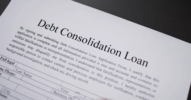 istock Debt Consolidation Loan Form 1954847578