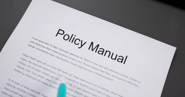 istock Employee Policy Handbook or Manual 1954855705