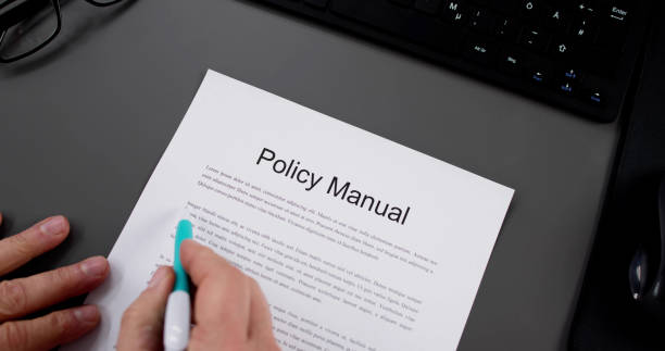 istock Employee Policy Handbook or Manual 1954855729
