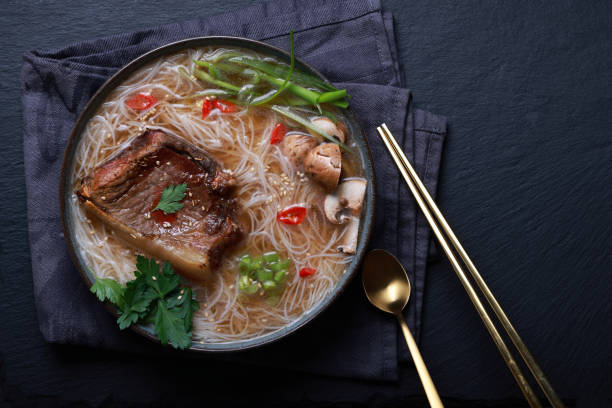 istock Chilli Beef Ramen with noodles 1954933930