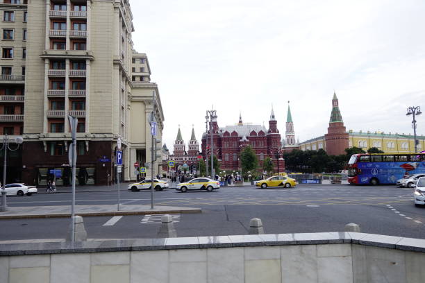 Manezhnaya Square, Moscow, street photo
