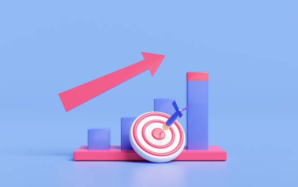 istock 3d charts graph with darts, target, analysis business financial data. business strategy concept, 3d render illustration 1954944919