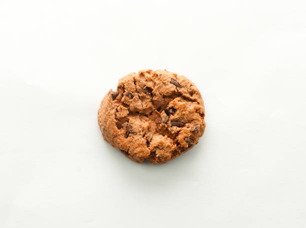 istock Chocolate Chip Cookies on white background. Chocolate Chip Biscuits. 1954948056