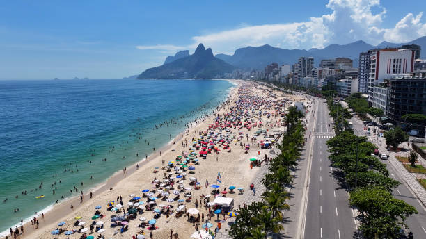 istock Ipanema Beach At Downtown Rio De Janeiro Brazil. 1954948582