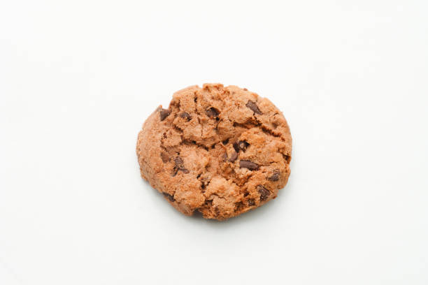 istock Chocolate Chip Cookies on white background. Chocolate Chip Biscuits. 1954952250