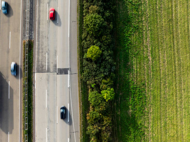 istock Top view of a highway 1955001637